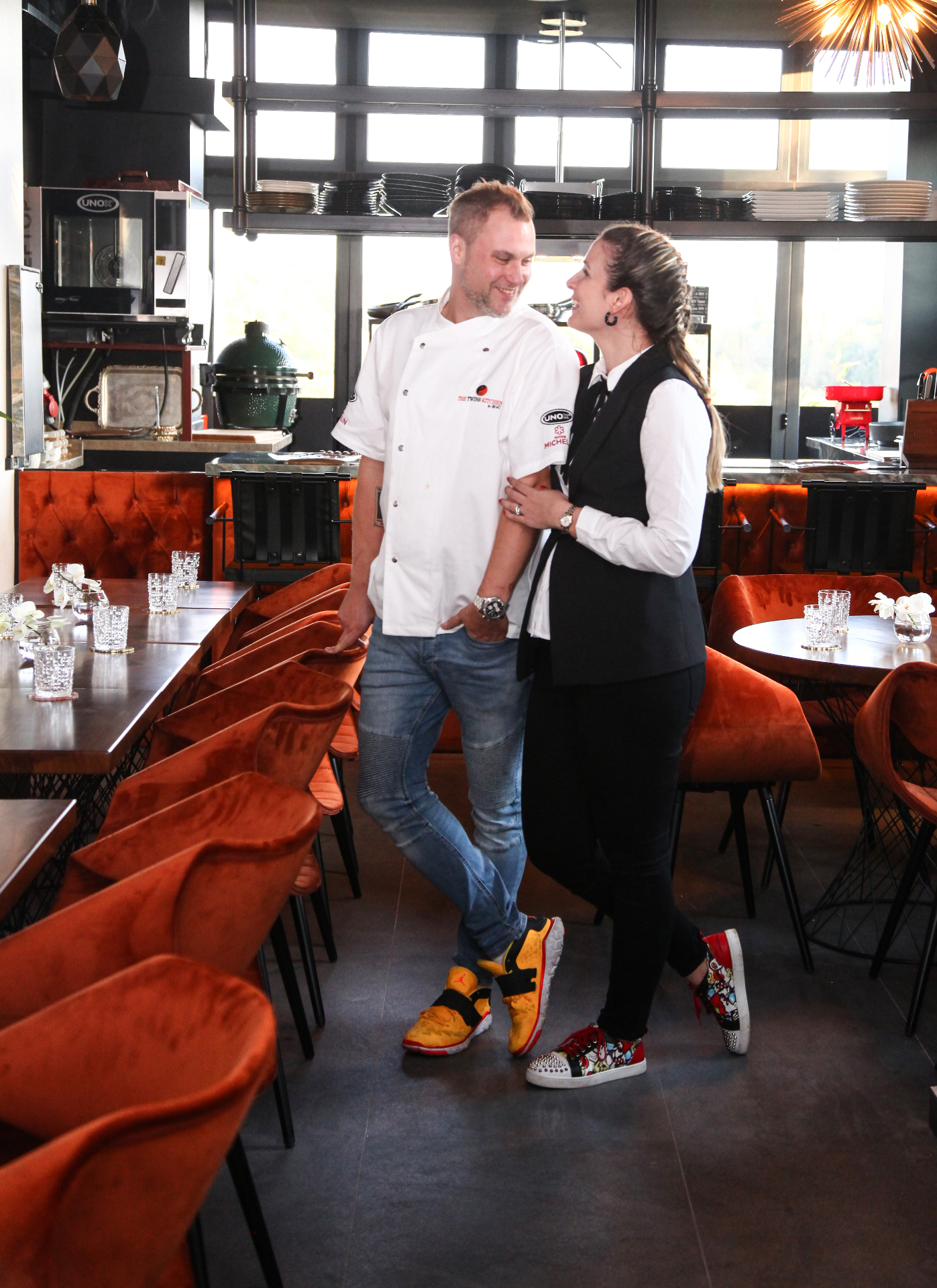 Michael and Céline at The Twins Kitchen